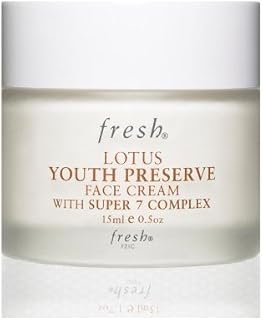 FRESH Lotus Youth Preserve FACE Cream with Super 7 Complex 15ml/0.5oz