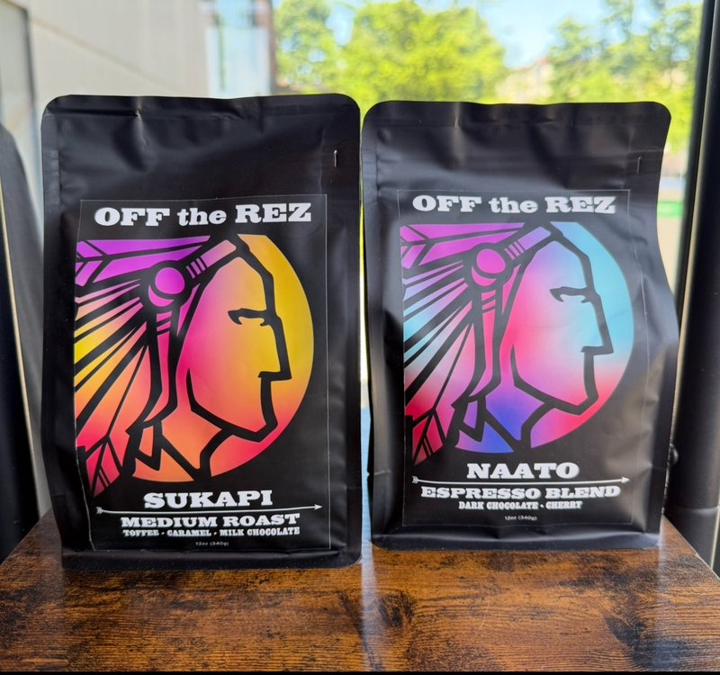 Off the Rez Native Coffee Roasts (Naato & Sukapi)