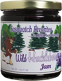 Huckleberry Haven Sasquatch Wild Huckleberry Jam 11 oz.