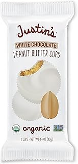 Justin's Nut Butter Organic Peanut Cups, White Chocolate 1.4 oz