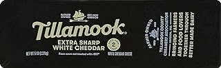 Tillamook Vintage White Extra Sharp Cheddar Cheese, 5 Pound - 2 per case.