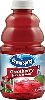 Ocean Spray BarPac Mixer Bottle, Cranberry Juice Cocktail, 32 Ounce (Pack of 12)