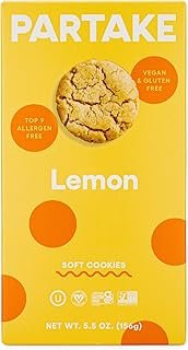 Partake Foods Cookies Soft Baked Lemon 5.5 OZ