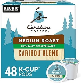 Caribou Coffee Caribou Blend Decaf, K-Cup Portion Pack for Keurig K-Cup Brewers 24 Count (Pack of 2)