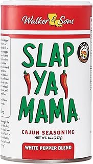 One 8 oz Slap Ya Mama Cajun Seasoning White Pepper Blend