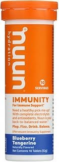 Nuun Immunity: Blueberry Tangerine Enhanced Hydration Tablets (2-Pack of 10 Tabs each)