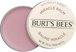 Burt's Bees Miracle Balm, 100% Natural Origin, Naturally Sheer, 0.6 Ounces, Pack May Vary