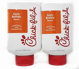 Chick-Fil-A Zesty Buffalo Sauce, 16 oz Bottles, Pack of 2