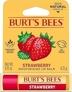 Burt's Bees Moisturizing Lip Balm, Strawberry, 0.15 Ounce