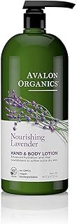 Avalon Organics Hand & Body Lotion, Nourishing Lavender, 32 Oz