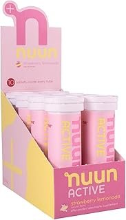 Hydration Nuun Active - Strawberry Lemonade - Case Of 8 - 10 Tablets8
