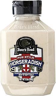 Boar's Head Horseradish, Pub Style, 9.5 oz - PACK OF 4