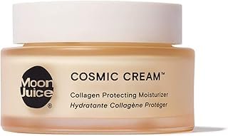 Cosmic Cream by Moon Juice - Vegan Collagen Protecting Moisturizer - Adaptogenic Dewy Face Lotion with Ashwagandha, Emollient Fatty Acids & Mushroom - Clean, Cruelty-Free & Sustainably-Sourced (1.7oz)