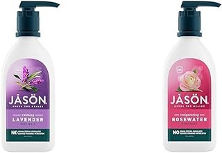 JASON Natural Body Wash, Calming Lavender & Invigorating Rosewater, 30 Oz (2 Pack)