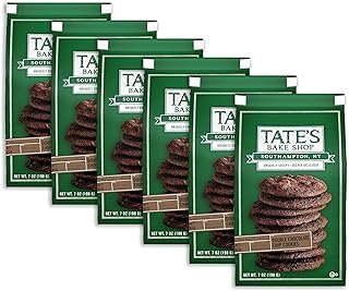 Tate's Bake Shop Double Chocolate Chip Cookies, 7 Oz (Pack of 6)