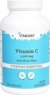 Vitacost Vitamin C with Rose Hips - 1000 mg - 250 Capsules