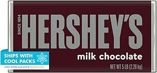 HERSHEY'S Milk Chocolate Candy Bar, 5 lb