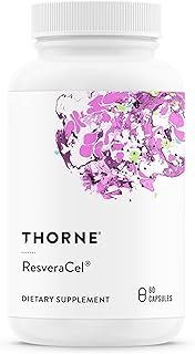 THORNE ResveraCel - Nicotinamide Riboside with Quercetin Phytosome and Resveratrol - Support Healthy Aging, Methylation, Cellular Energy Production and Metabolism* - 60 Capsules - 30 Servings