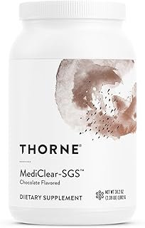 THORNE MediClear-SGS - Foundational Support, Eliminate Environmental and Dietary Toxins* - Rice and Pea Protein-Based Drink Powder with a Complete Multivitamin-Mineral Profile - Chocolate - 38.2 Oz