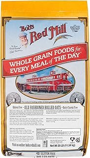 Bob's Red Mill Gluten Free Old Fashion Rolled Oats, 25 Pound