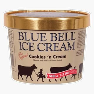 Blue Bell Vinyl Decal Bumper Sticker 5"