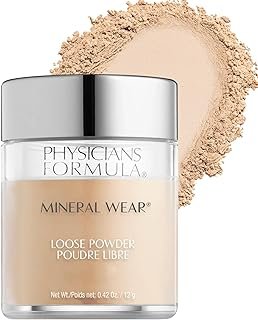 Physicians Formula Mineral Wear Talc-Free Loose Powder Translucent Light, Dermatologist Tested, Clinically Tested