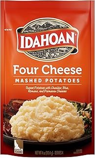 Idahoan Four Cheese Mashed Potatoes 4 oz. (Pack of 6)