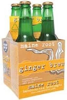 Maine Root Ginger Brew Soda 12 Ounce (Pack of 6) - Pack Of 6