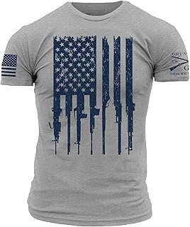 Grunt Style Rifle Flag Men's T-Shirt