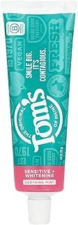 Tom's of Maine Sensitive + Whitening Fluoride-Free Toothpaste, 4.0oz