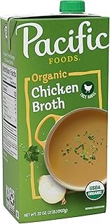 Pacific Foods Organic Chicken Broth 32 oz Carton