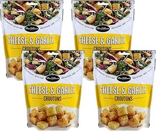 Mrs. Cubbison's Restaurant Style Croutons Cheese and Garlic 5 Ounce (Pack of 4)