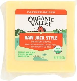 Organic Valley Organic Wisconsin Raw Milk Monterey Jack Cheese 8 Ounce