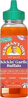 Newman's Own Kickin' Garlic Buffalo, 10 Ounce (Pack of 1)