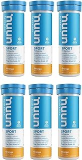 Sport: Orange Electrolyte Enhanced Drink Tablets (6 Tubes of 10 Tabs) Previously Nuun Active
