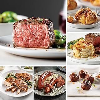 Family Favorites Gift Pack (Butcher's Cut Filet Mignons, Air-Chilled Boneless Chicken Breasts, Omaha Steaks Burgers, Italian-Style Beef Meatballs, and more)
