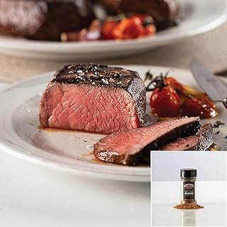 4 (5 oz.) Butcher's Cut Top Sirloins + Seasoning (Butcher's Cut Top Sirloins and Omaha Steaks Seasoning)