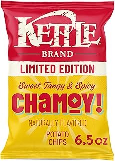 Kettle Brand Limited Edition Chamoy Flavored Potato Chips, 6.5 Oz Bag