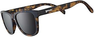 goodr Bosley's Basset Hound Dreams Polarized Sunglasses for Men & Women, Medium Sized (OG), Brown Translucent Frames with Brown Non-Reflective Lenses, UV400 Protection, No Slip, No Bounce