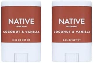Generic Native Deodorant Mini Travel Size Coconut & Vanilla - (Aluminum Free, Phthalate Free) pack of 2