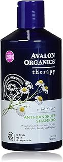 Avalon Organics Therapy Medicated Anti-Dandruff Shampoo, 14 Oz Pack of 1