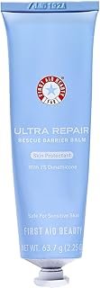 First Aid Beauty Ultra Repair Rescue Barrier Balm, Deep Hydrating Skin Barrier Mask with 1% Dimethicone, Visible 24-Hour Relief for Dry, Cracked & Chapped Skin, Safe for Sensitive Skin, 2.25 oz