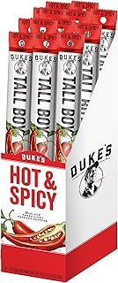 DUKE'S Hot & Spicy Tall Boy Smoked Shorty Sausage, 1 oz. 24-Count