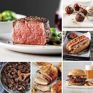 All-American Dinners Package (Butcher's Cut Filet Mignons, Beef Sirloin Tips, Air-Chilled Boneless Chicken Breasts, Omaha Steaks Burgers, Gourmet Jumbo Franks, and more)