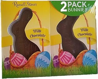 Russell Stover 2 pack bunnies Milk Chocolate