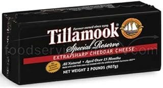 Tillamook Special Reserve Extra Sharp Cheddar Cheese, 2 Pound -- 6 per case.
