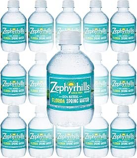 Zephyrhills Natural Spring Water, 8oz (Pack of 15, Total of 120oz)