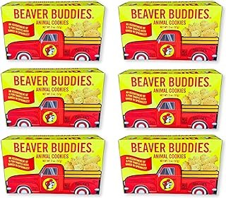 Buc-ee's Beaver Buddies Animal Cookies Pack of 6