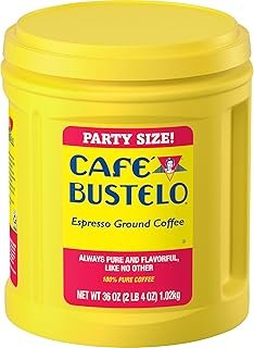 Café Bustelo Espresso Extra Fine Dark Roast Ground Coffee, 36 Ounces