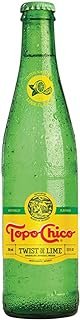 Topo Chico Twist of Lime - Carbonated Natural Mineral Water with Natural Lime Flavor - 12 fl oz (355mL) (6 Glass Bottles)